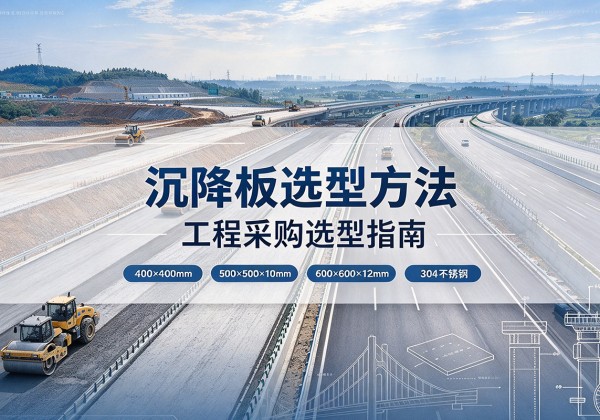 二道沉降板选择方法