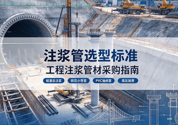 二道注浆管选型标准